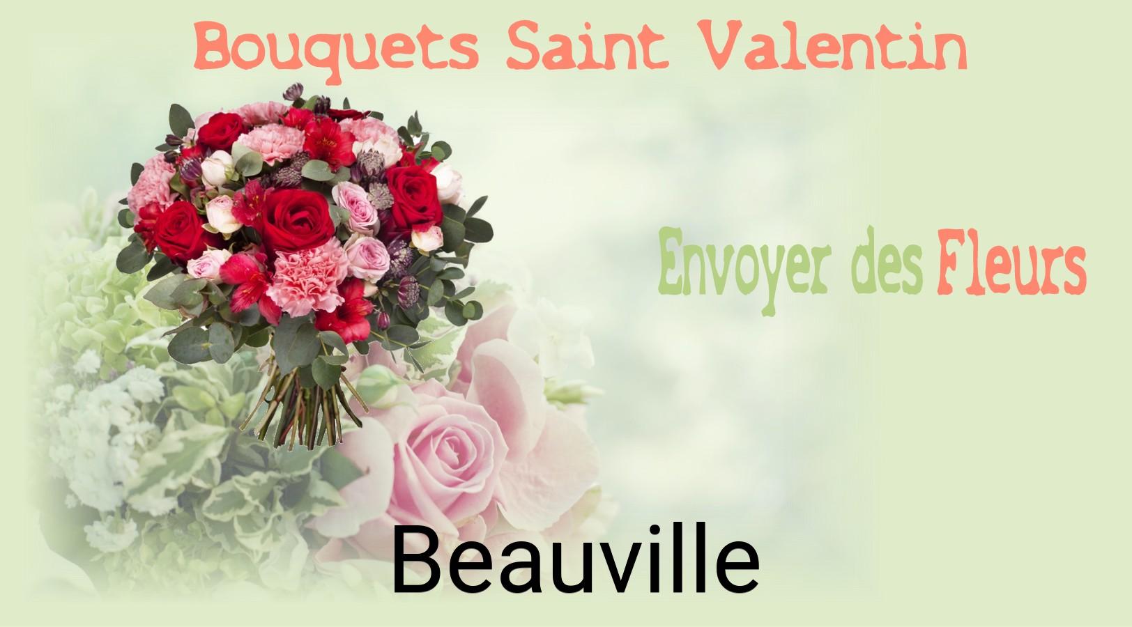 Roses de Saint-Valentin livrées à Beauville